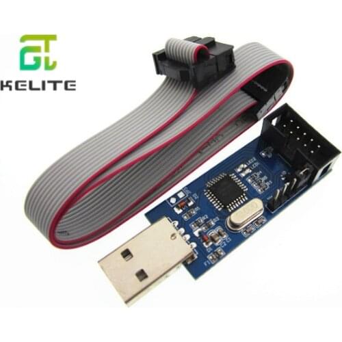 1pcs New USBASP USBISP AVR Programmer USB ISP USB ASP ATMEGA8 ATMEGA128 Support Win7 64K