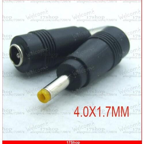 10PC DC 5.5 X 2.1mm Female JACK TO 4.0 X 1.7mm DC Plug Adaptor for Power Charger