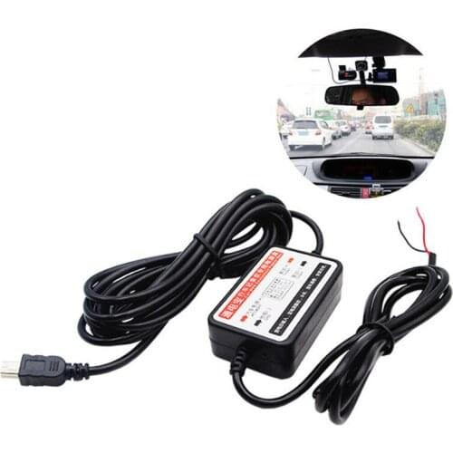 12V-24V to 5V Mini USB DC Car Charger Hard wire Kit for In Car Dash Cam Camcorder DVR