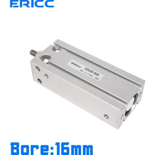 SMC TYPE CDU16 CU16 series Free Mount Cylinder Double Acting Single Rod Bore 16mm-5 to 50mm CDU16-5D/10D/15D/20D/25D/30D/40D/50D