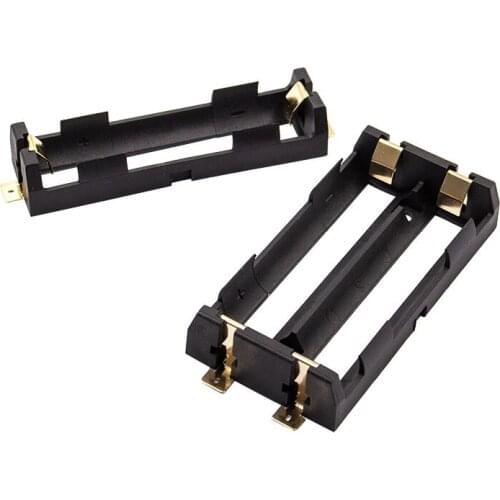 DIY 1x 2x 18650 Series Batteries Holder Box Storage Case Container power bank With Bronze Pins Drop Ship wholesale