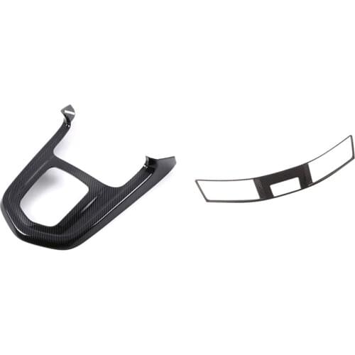 Central Control Air Conditioning Frame Cover Trim with Gear Shift Knob Frame Panel Trim for Nissan Navara NP300 16-19