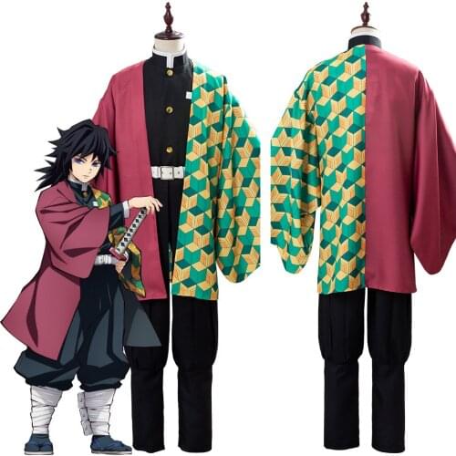 Demon Slayer: Kimetsu no Yaiba Costume Cosplay Tomioka Giyuu Dress