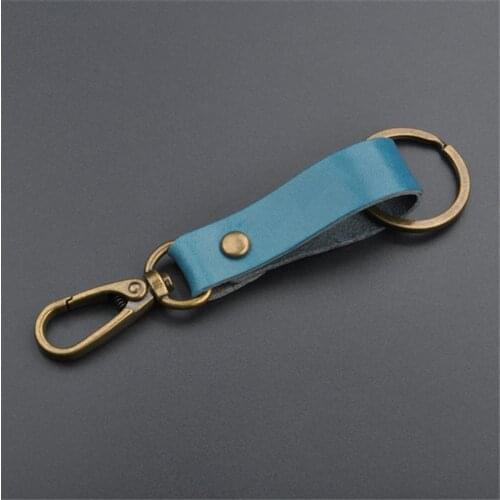 Hand Leather Short rope for mobile phone key USB ID card holder clutch bag wallet wrist neck lanyard straps keychain