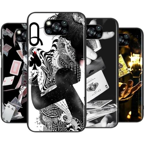 Lvoe Playing Cards For Xiaomi Poco X3 GT NFC M2 X2 F2 F3 C3 M3 F1 Pro Mi Play Mix3 A3 A2 A1 6 Lite Soft Phone Case