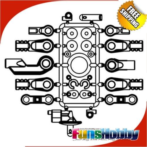 MCD Racing Boll Joint Rod End Set.COD.340101X