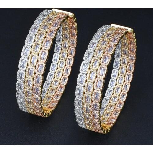 ModemAngel Brand Luxury Bride Jewelry Micro Inlay Cubic Zircon Big Teardrop Earrings Wedding Jewelry pendientes mujer moda