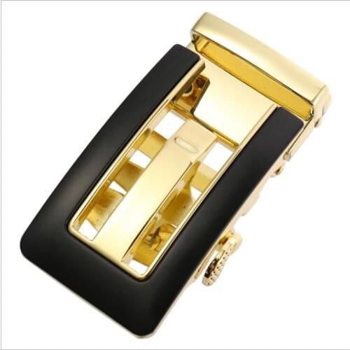 Fashion Mens Business Alloy Automatic Buckle Unique Men Plaque Belt Buckles for3.5cm Ratchet Men Apparel Accessories LY125-0355