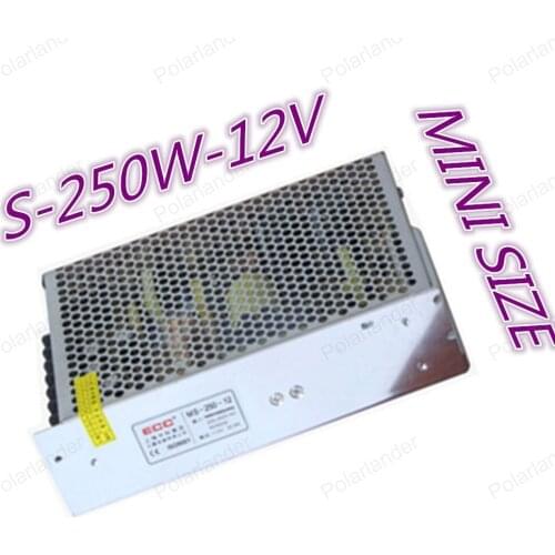 New arrival high quality Switching Power Supply Driver 250W 12V 20A for LED Strip AC110V/ 220V Input to DC 12V