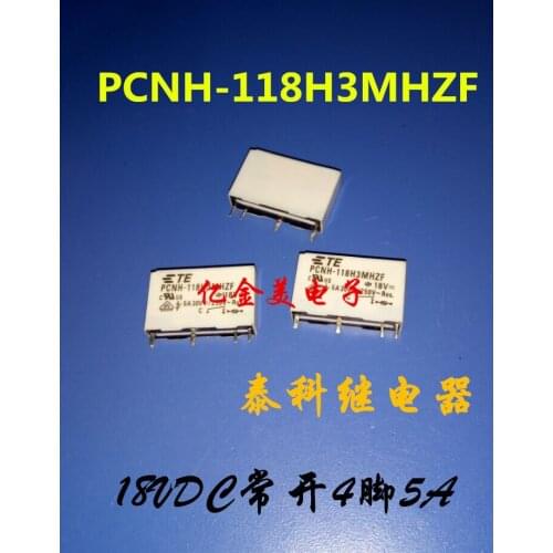 The new PCNH-118H3MHZF 18v relay 4 feet 5A a group of normally open