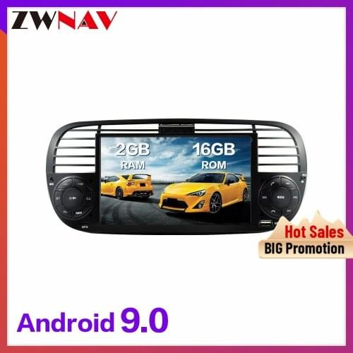 Touch screen Android 9.0 Car DVD Player head unit for Fiat 500 2007-2014 car Auto Multimedia gps NAVI Radio stereo type recorder