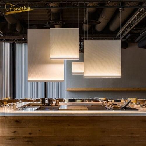 Modern LED Pendant Lights Lighting Creative Fabric Home Decor Pendant Lamp Restaurant Kitchen Cafe Indoor Lighting Hanging Lamp