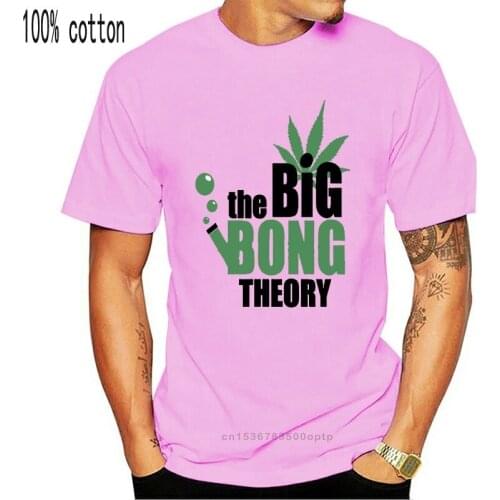 The Big Bong Grass Pot Joint Weed Bong Graphic Shirt T-Shirt T Shirt O-Neck Summer Personality Fashion Men T-Shirts