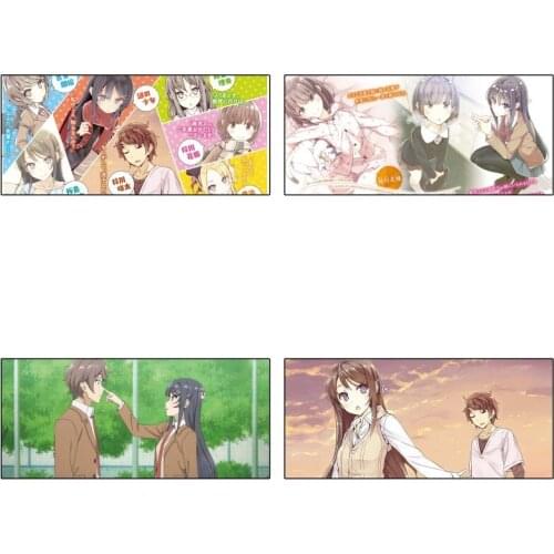 1pcs Anime Cartoon Rascal Does Not Dream of Bunny Girl Senpai Sakurajima Mai Printed Mouse Pad Mat Cosplay Prop Decor Gift