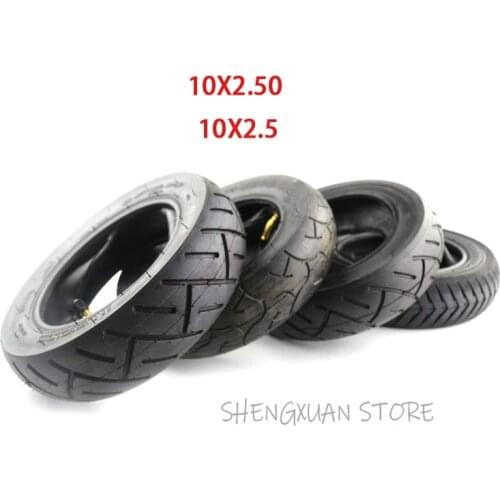 10 inch Pneumatic 10x2.50 Tire fits Electric Scooter Balance Drive Bicycle Tyre 10x2.5 inflatable Tyre and inner tube