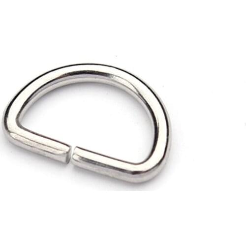 50pc/lot 11.5x8/13x9mm Stainless Steel Pinch Bail Connector Buckle for Bracelets & Necklaces DIY Jewelry Materials