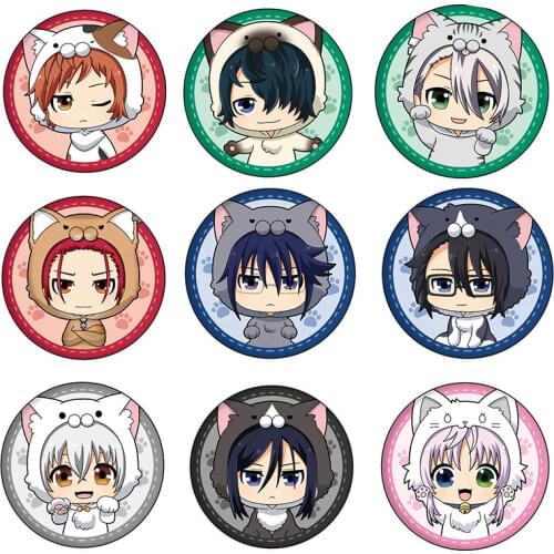 K Seven Stories anime badges 58 mm badge Animal Puppy Style Brooch Buttons