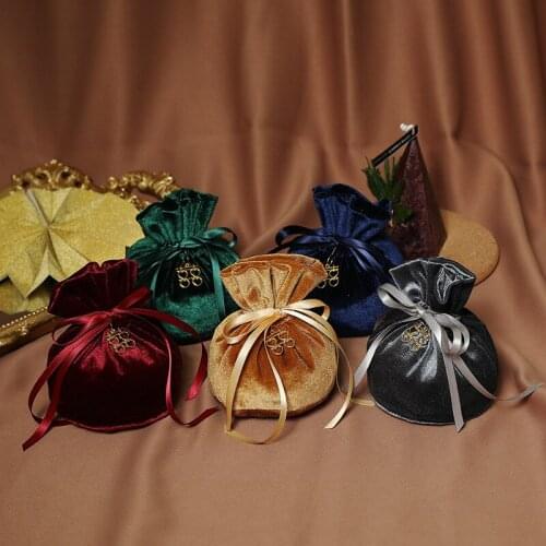 Velvet Bag Candy Nuts Jewelry Packaging Bags Party Wedding Decoration Velvet Pouch Gift Bags Pouch Bags Packaging Supplies Dec