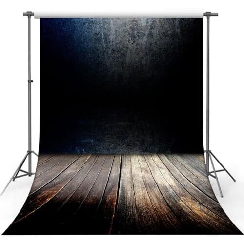Newborn Brick Wall Wooden Floor Photography Background Wooden Floor Dark Color Photo Backdrop for Photo Studio Custom LV-1376