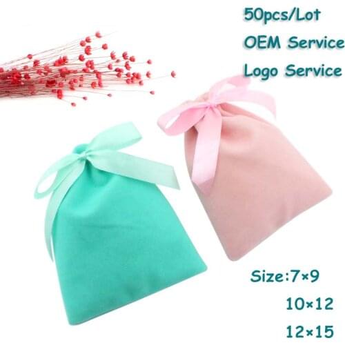 Bow Tie Velvet Gifts Bag Good Velvet Jewelry Packing Bag 50Pcs/Lot Bracelet Bangle Earring Bag Watch Pounch Make Up Tools Pounch