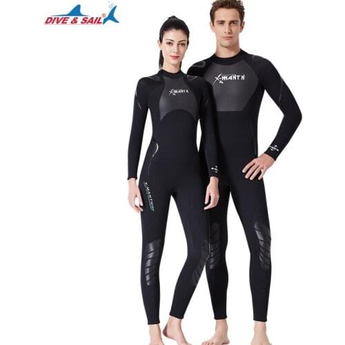 Neoprene One-piece Wetsuits 3MM Dive Skins Outdoor Equipment Water Sports Wet Jump Suits Swimwear Wetsuit Winter For Women & Man