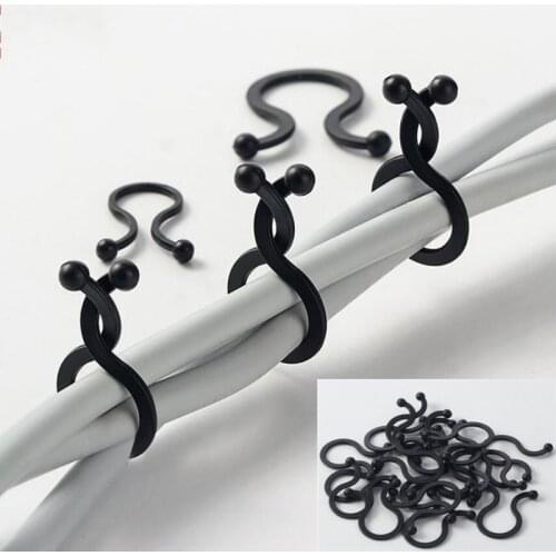 Cable Organizer Wire Fastener Holder Cable Management Fixed Usb Charger Data Line Organizer for Computer/Mouse/PC/TV Power Cable