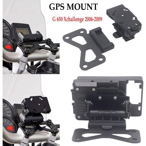 Motorcycle Accessories Front Phone Stand Holder Phone GPS Navigaton Plate Bracket For BMW G 650 Xmoto 2006-2009