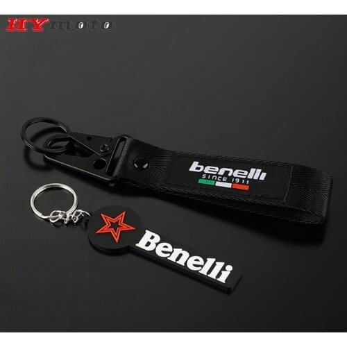 Newest Motorcycle Accessories Embroidery Keychain KeyRing For Benelli 502c TRK 502 502x 251 Leoncino BJ 500 250 TNT125 300 600