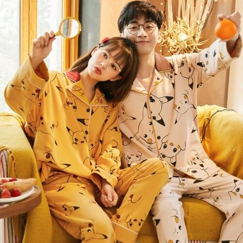 Autumn And Winter Cotton Full Sleeve Lovely Suit Spring Mens Pajamas Set