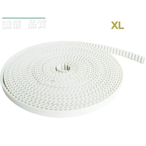 XL 10/15/20mm Open synchronous belt white polyurethane steel wire synchronous belt
