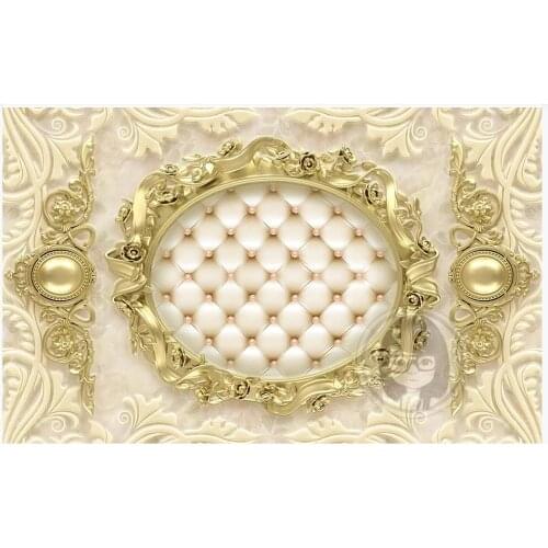 Custom photo wallpaper 3d mural wallpaper for walls 3 d Luxurious aureate Europe type decorative pattern is wrapped TV walls