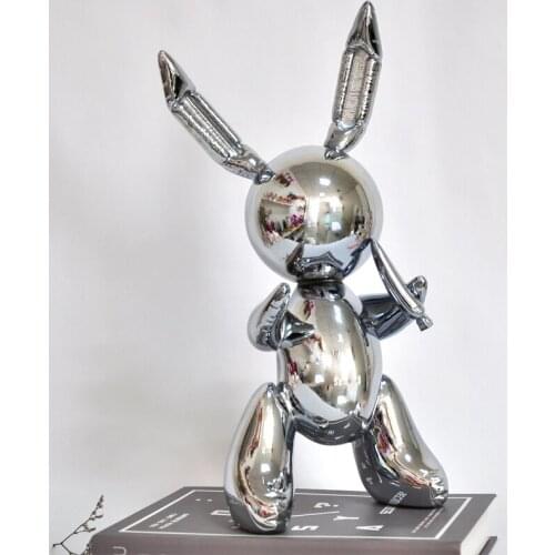 Balloon rabbit sculpture home decoration art and craft garden decoration creative statue