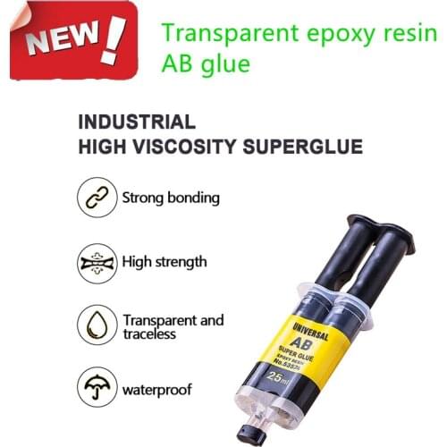 Super Liquid Epoxy Resin Glue Strong Quick-drying Glue Adhesive Transparent Universal Long-lasting Liquid AB Glue Home Suppies