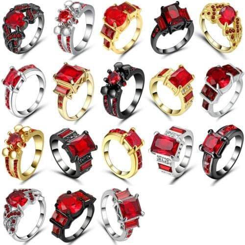 TianBo Women's Gold Rings