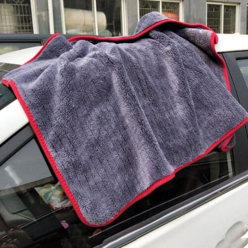 60*90 1200GSM Car Detailing Microfiber Towel Car Cleaning Drying Cloth Car Care Cloth Detailing Car Washing Rag for Care Kitchen