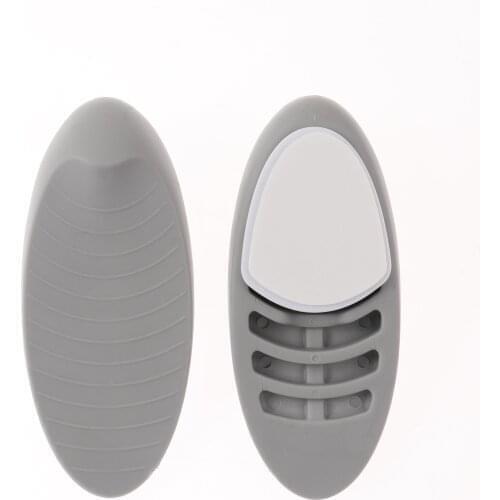 2Pcs Door Stop Holder Wedge Shaped Non-Slip Home Office Baby Safe Floor Door Stopper Door Rear Retainer Anti-collision Buffers