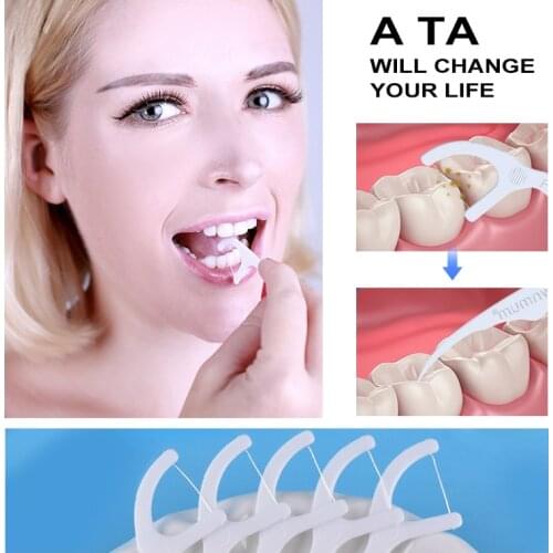 30 PCS Utility Dental Floss Teeth Toothpicks Stick Tooth Clean Disposable Teethsticks Teeth Care Oral Clean Care Picks Tools New