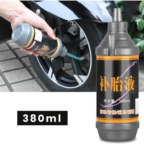 380ML Vacuum Tire Inner Tube Repair Glue Car Motorcycle Mountain Bike Universal Tire Sealant Repair Fluid Car Repair Glue