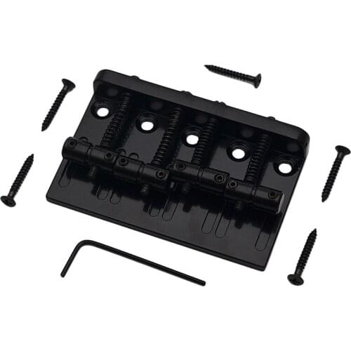4 String Hardtail Bass Guitar Bridge for Fender Precision Jazz Bass PB JB Style Bass