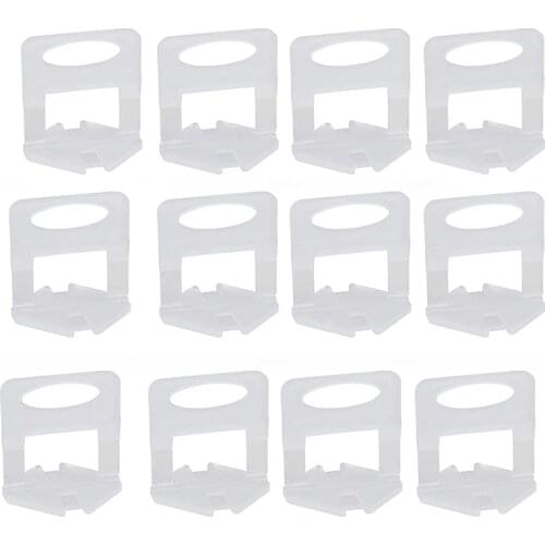 400Pcs Tile Leveling System Clips 1.5mm DIY Tiles Leveler Spacers Tile Leveling System for Professional Ceramic Tile