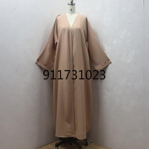Abaya for Muslim Women Dress Kaftan Robe Trench Coats Femme Musulman Ensembles Abayas Hijab Caftan Dubai Turkey Islamic