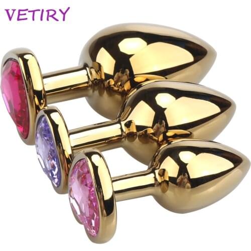 Metal Anal Toys For Women Adult Sex Products Men Butt Plug Stainles Steel Anal Plug With Jewelry Sex Toy Anal Dildo Toys