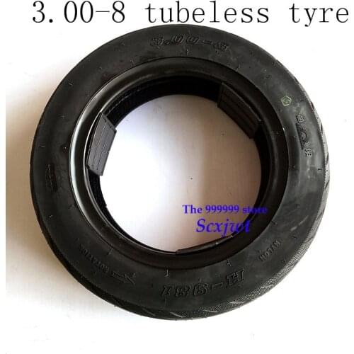 Free Shipping New 3.00-8 Tubeless Tire for Scooter ,Gas and Electric Scooters Warehouse Vehicles Mini Motorcycle Moped 8" Rim