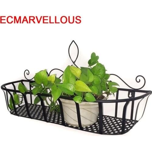 Decorative Mensola Porta Piante Sera Decoracion Exterior Metal Raflar Varanda Stand Balcon Flower Shelf Balkon Plant Rack