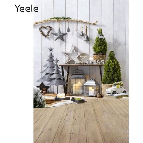 Yeele Christmas Tree Photocall Wooden Boards Floor Interior Scene Photography Backdrop Photographic Backgrounds For Photo Studio