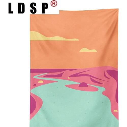 LDSP Cartoon Comics Tapestry Wall Hanging Carpet Beach Towel Background Cloth Blanket Yoga Mats Art Bedroom Dorm Home Decor