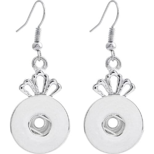 JaynaLee DIY Ginger snaps earring snap jewelry Fit 18mm Snap snaps for women men gifts GJE8004