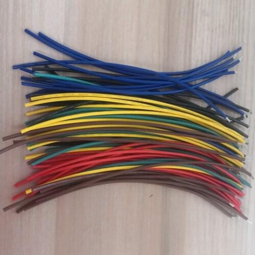 Each 10pcs or 20pcs or 50pcs/lot Color Mix UL1007 Wire 80 ° 18AWG Long 15cm PVC Electronic Line Cable Copper Wire 300V