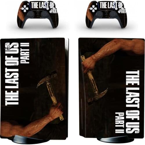 The Last Style PS5 Disc Edition Skin Sticker for Playstation 5 Console & 2 Controllers Decal Vinyl Protective Skins Style 2