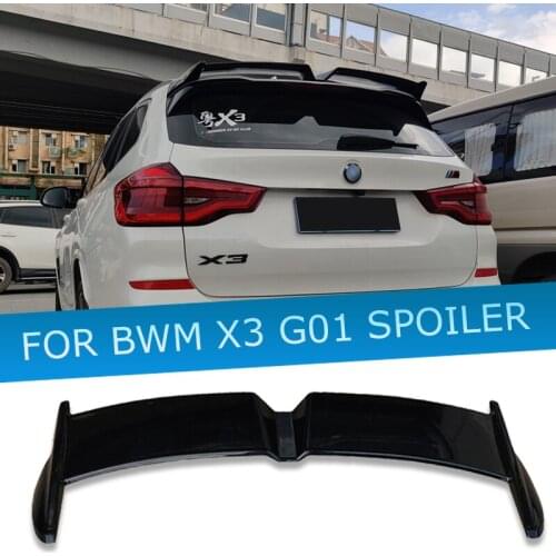 New Design for BWM X3 X3M 2018 2019 High Quality And Hardness ABS Material Spoiler By Primer or DIY Color Paint Carbon Fiber Loo